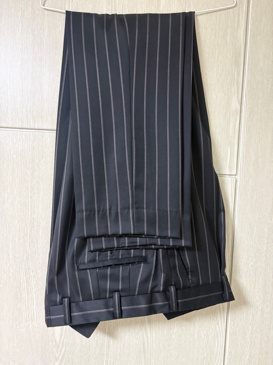 블랙 스트라이프 정장 세트 상품이미지3