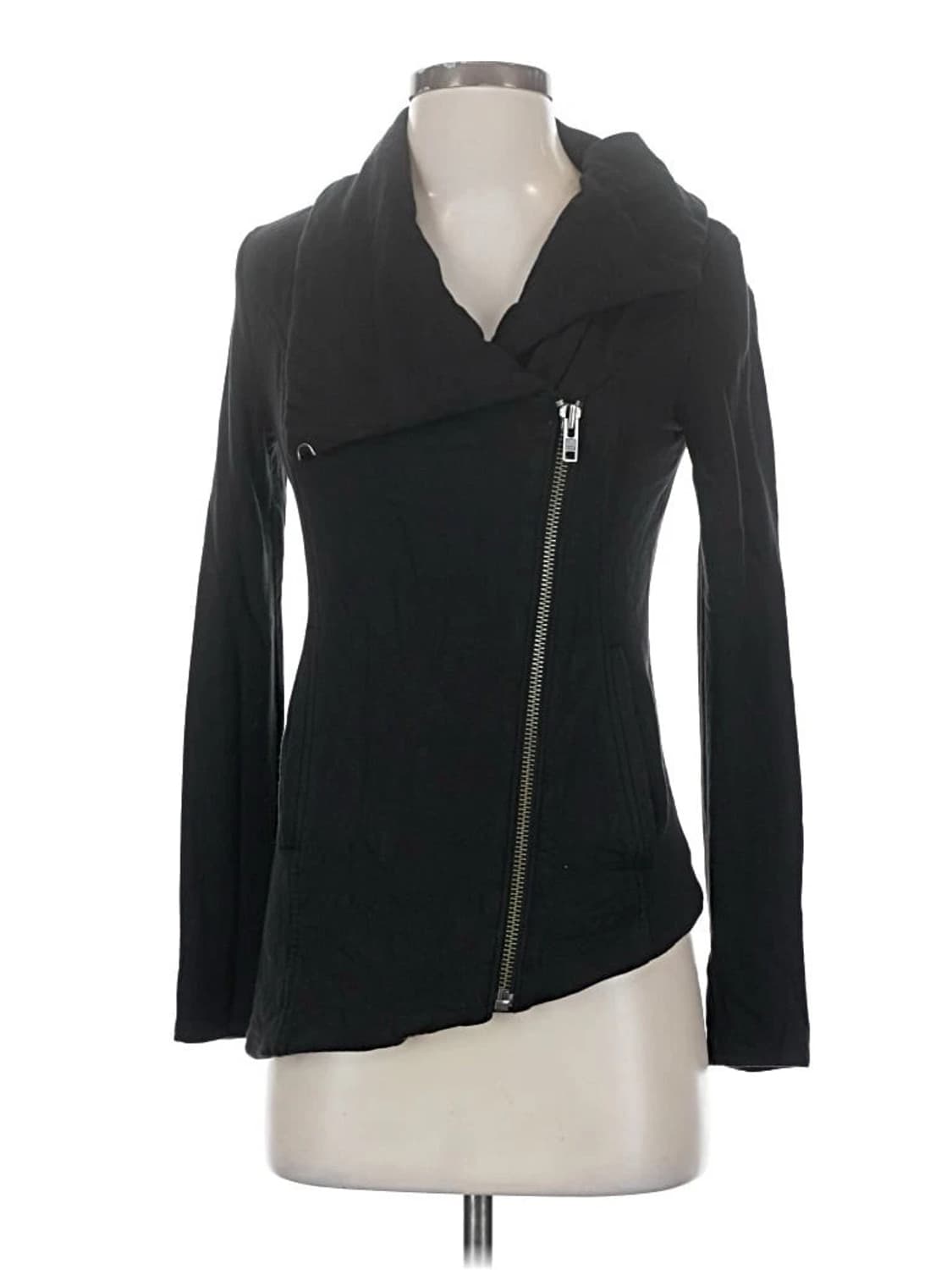 헬무트 랭 비대칭 하이넥 드레이프 자켓 상품이미지2