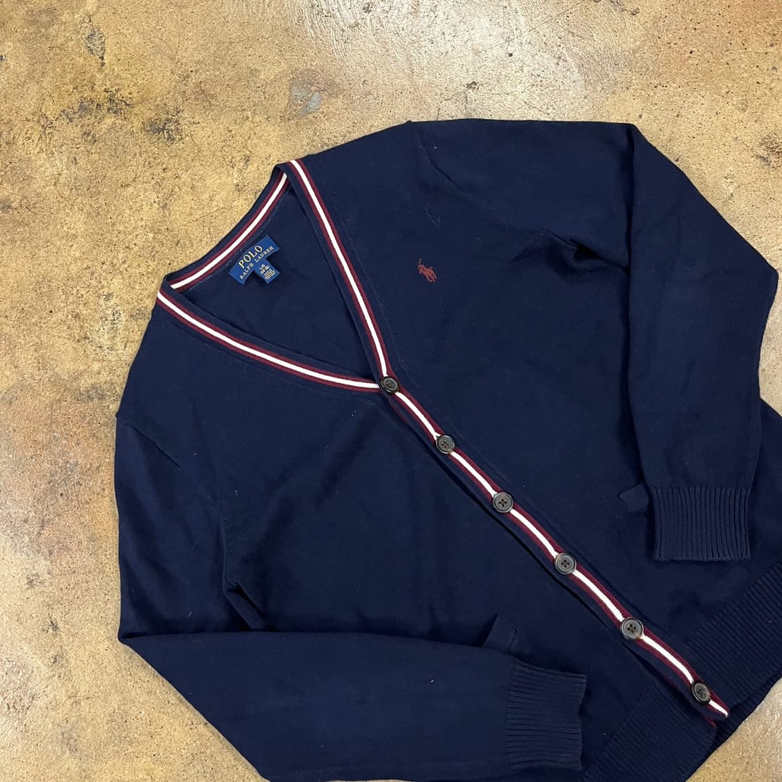 [정품/L] 폴로 랄프로렌 네이비 가디건 b10 상품이미지1