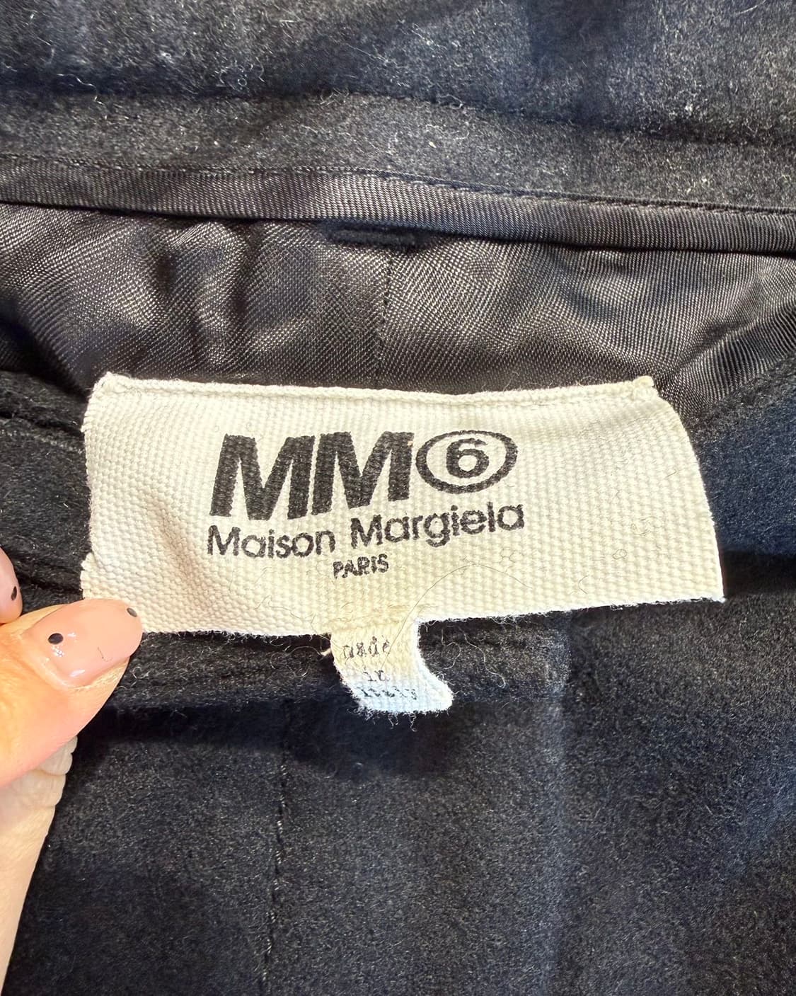 mm6 블랙 울 슬랙스 팬츠  상품이미지8