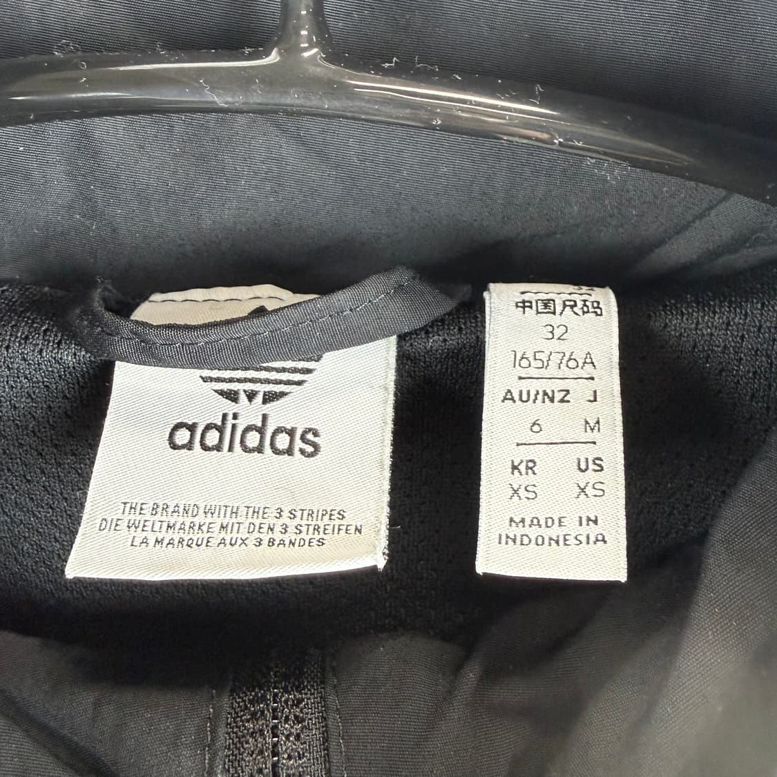 XS) 아디다스 파이어버드 3D 우븐 자켓 블랙 상품이미지3