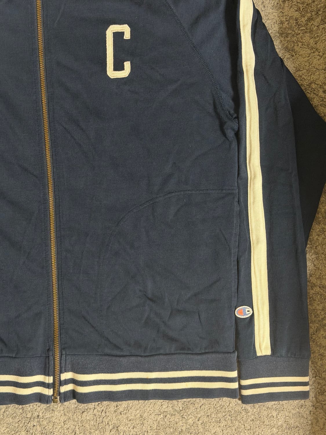 60s 챔피온 러너스택 복각 래글런 트랙자켓 상품이미지5
