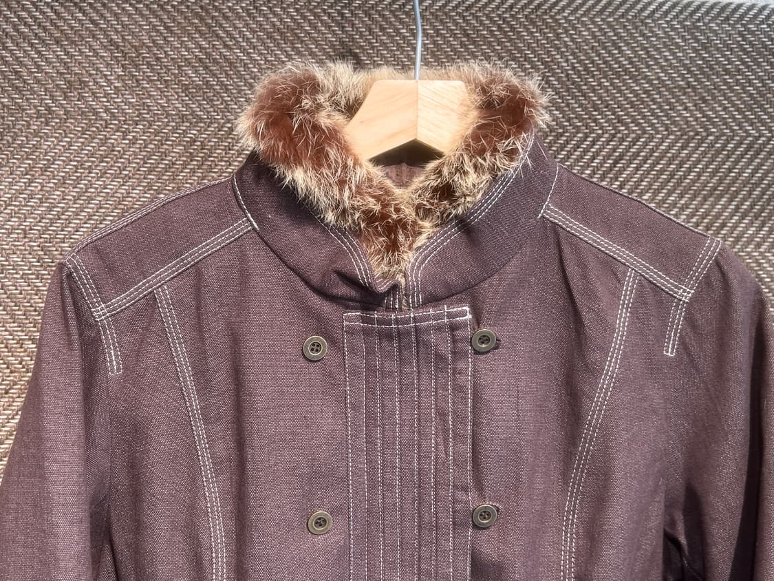 00s 히로코 코시노 퍼 트리밍 자켓  상품이미지4