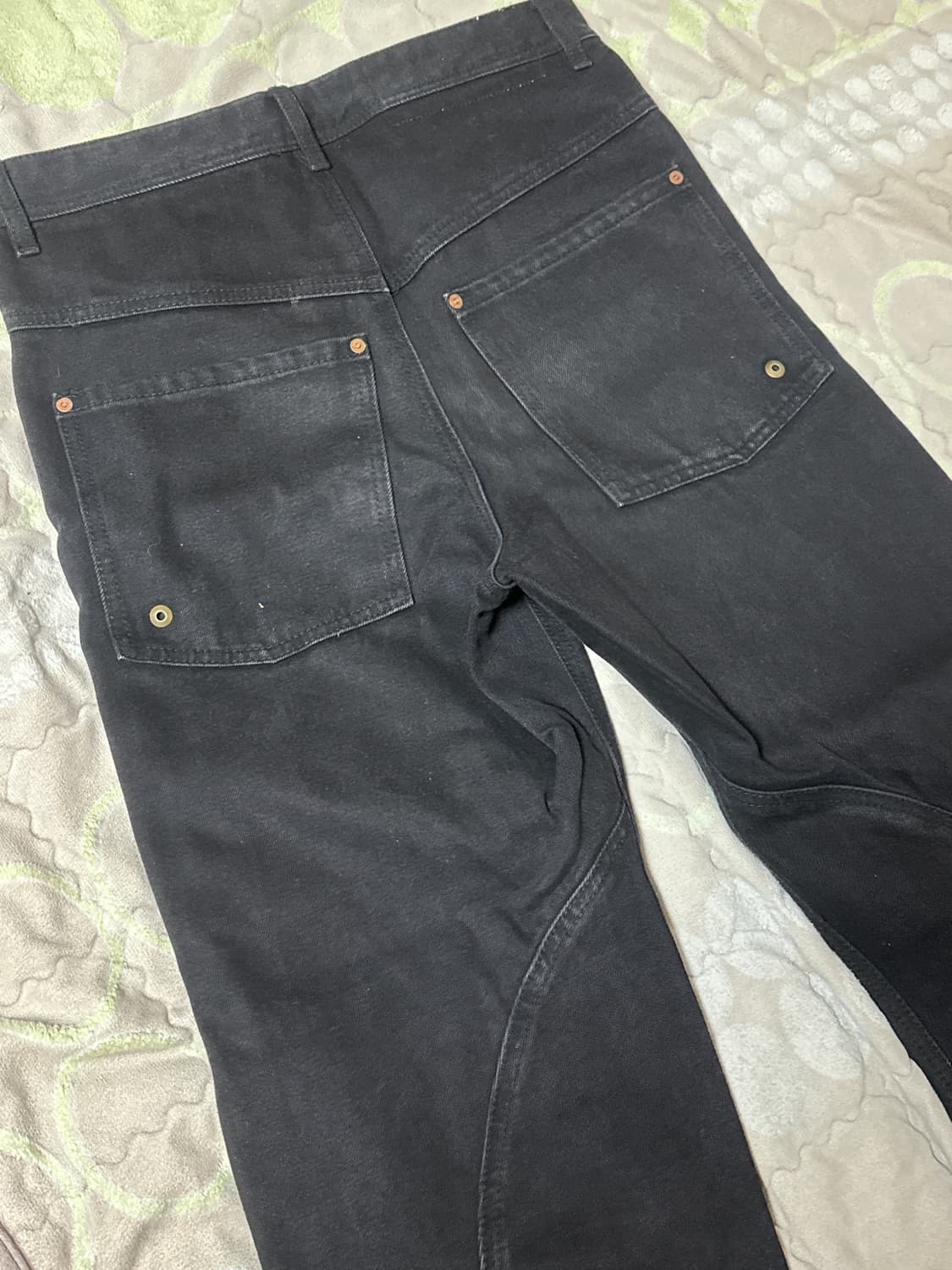 앤더슨벨 콘트라스트 데님 진 S 상품이미지2