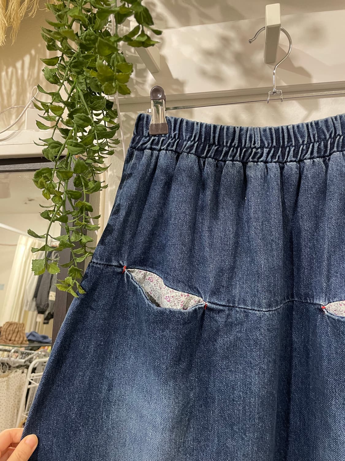 flower pocket denim skirt 상품이미지7