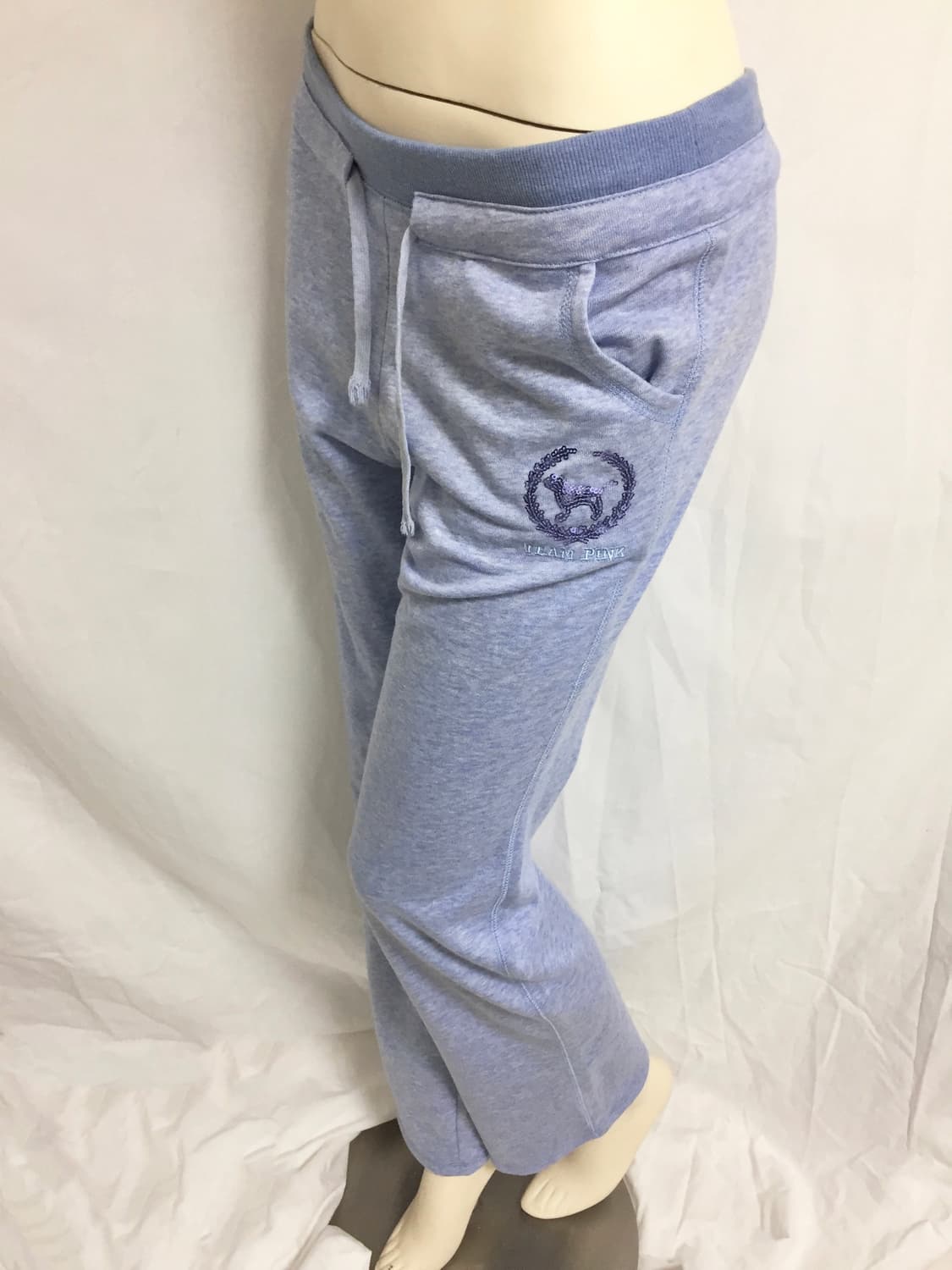 Blue  Mélange Stitch Detail Traning PT 상품이미지3