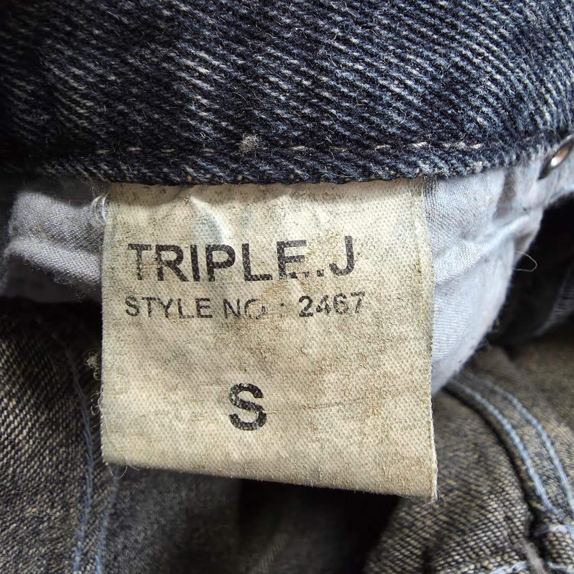 (S)트리플제이 워싱 데님 팬츠  상품이미지4