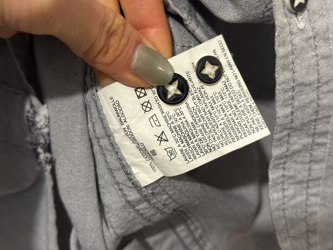 디젤 978 자수 셔츠 상품이미지7