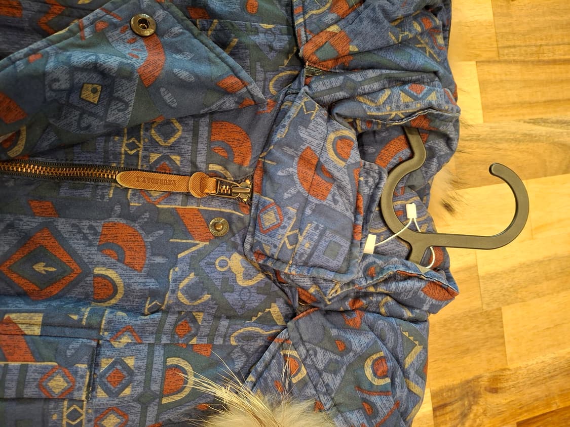 (마지막특가) 써스데이아일랜드 패턴 후드퍼 패딩 코트s 상품이미지3