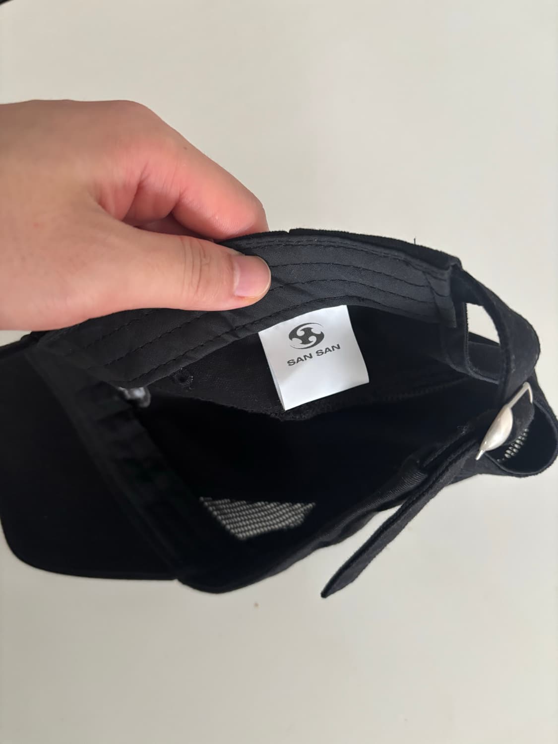 산산기어 커브패널캡 블랙 상품이미지3