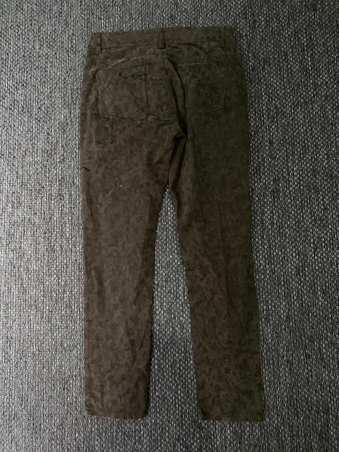  Green Leopard Pattern Slim Fit Pants 상품이미지7