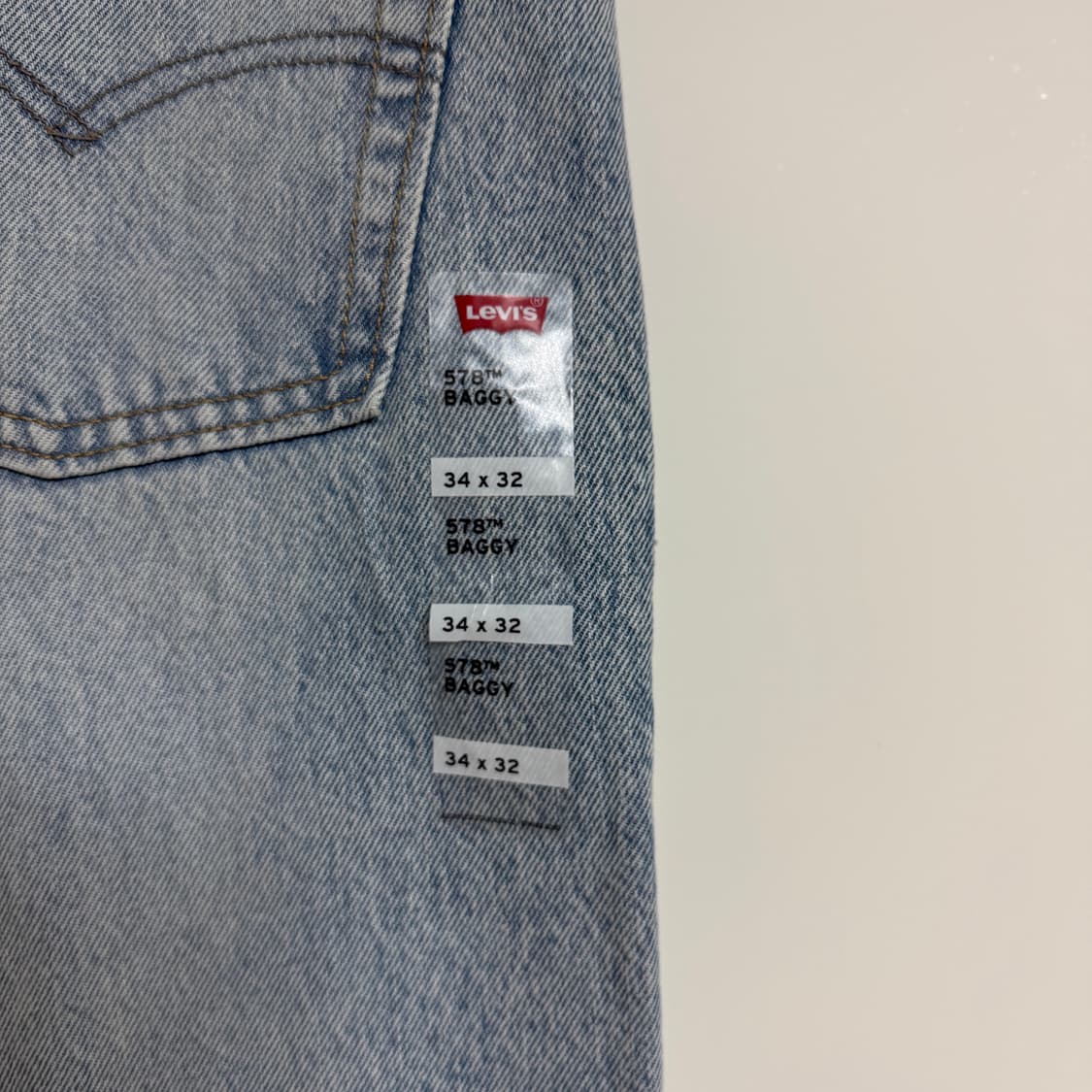 LEVI'S 리바이스 578 배기 핏 데님 진 34X32 상품이미지4