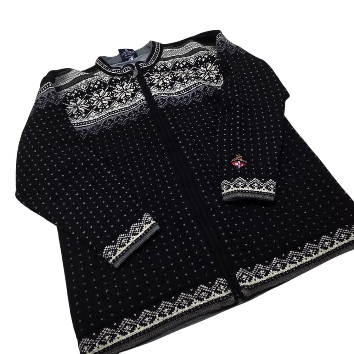 Skjaeveland 스예벨란드 노르딕 울 집업 후리스 자켓 상품이미지4