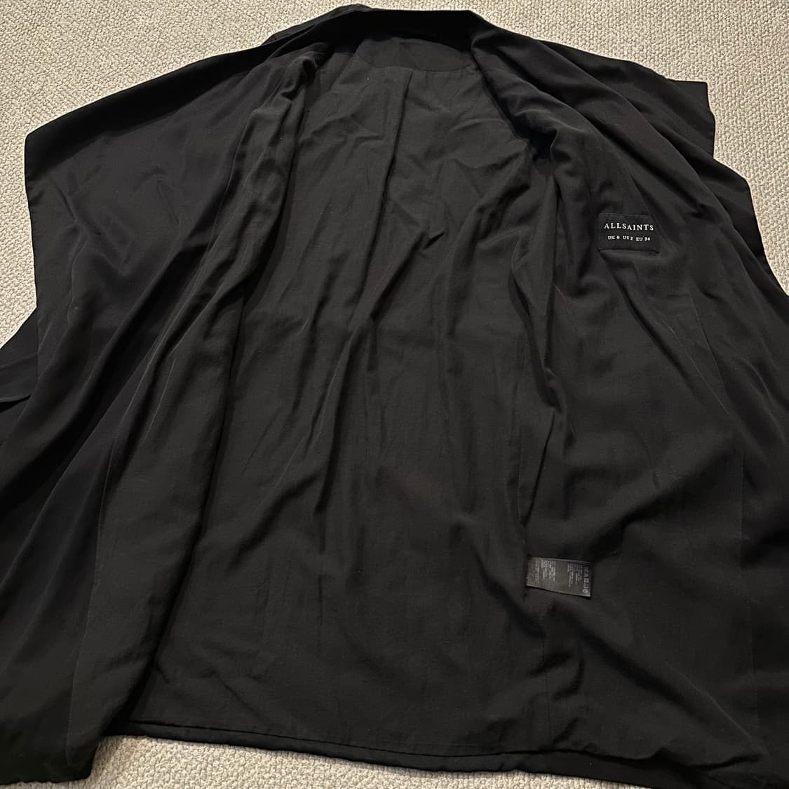올세인츠 ALLSAINTS 드레이프 코트 상품이미지5
