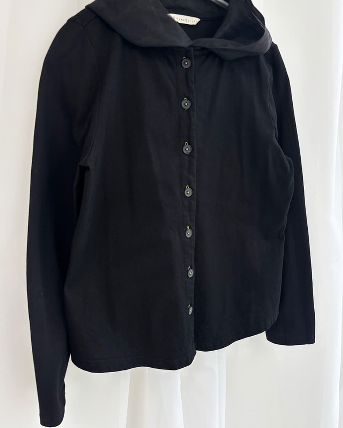 HAYAMA BREEZE 쉬폰 후디 버튼 가디건 상품이미지4