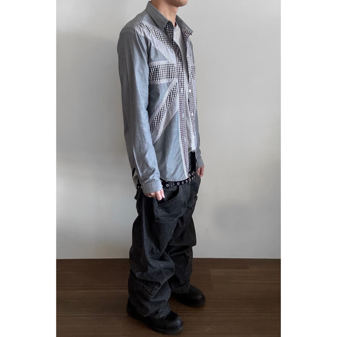 Union Check Panel Shirt 상품이미지2