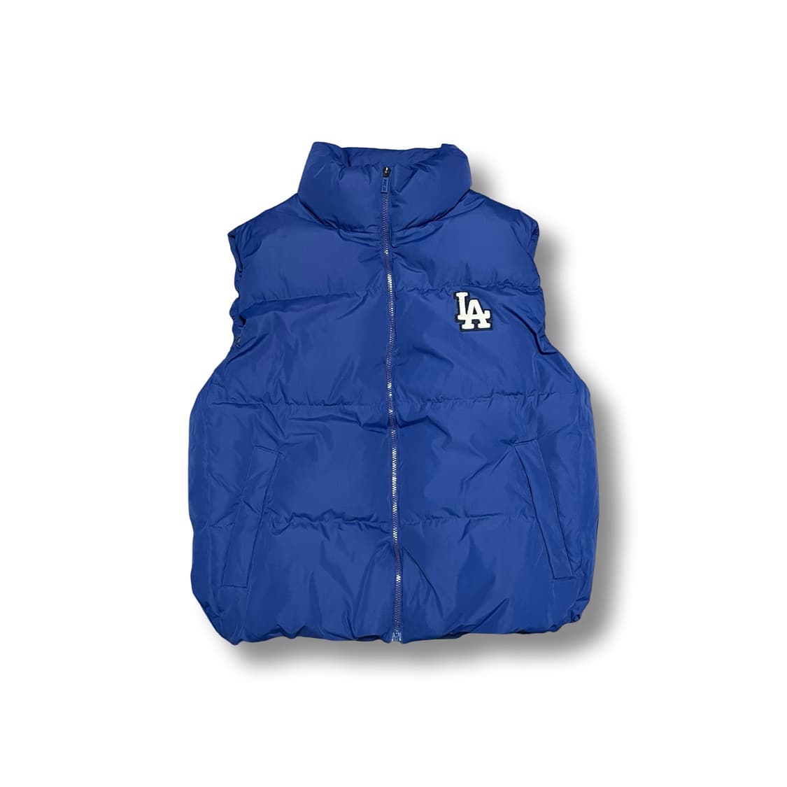 [2XL] MLB LA 다저스 덕다운 블루 패딩 조끼 상품이미지1