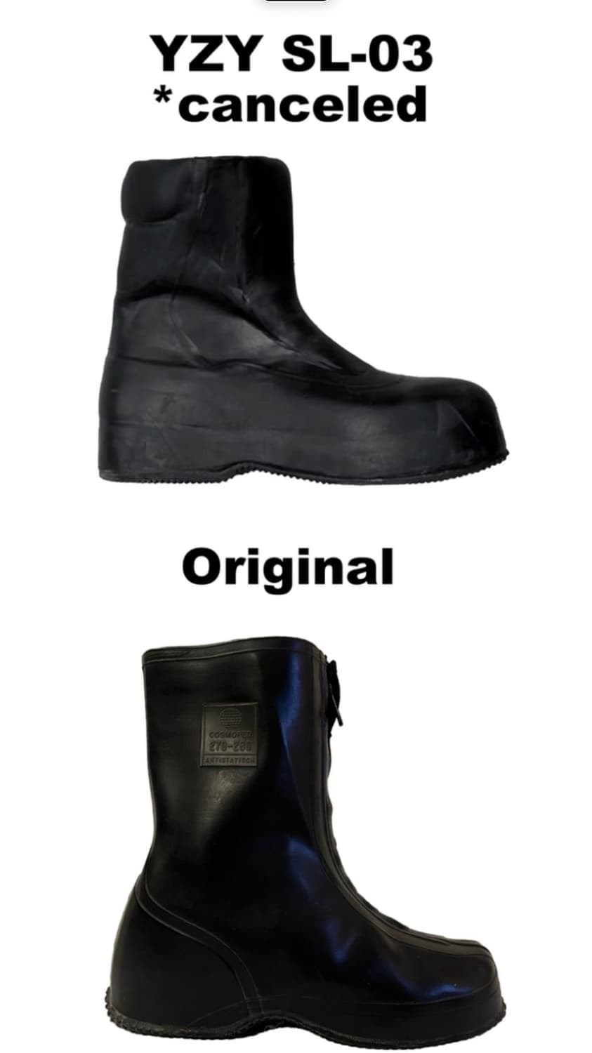 COSMOPED BW 독일군 레인부츠 오버부츠 칸예웨스트 이지 yeezy 상품이미지10
