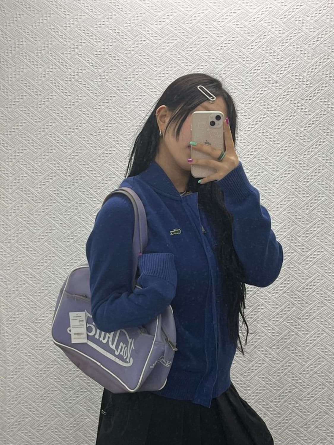 라코스테 캐주얼 클래식 집업 니트 가디건 95 C06723 상품이미지2