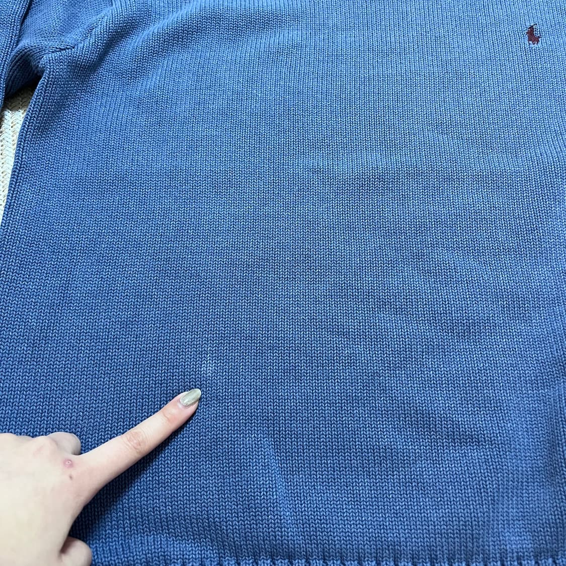 [정품] 폴로 소라 / 버건디포니 라운드 니트 [ 100 ] 상품이미지6