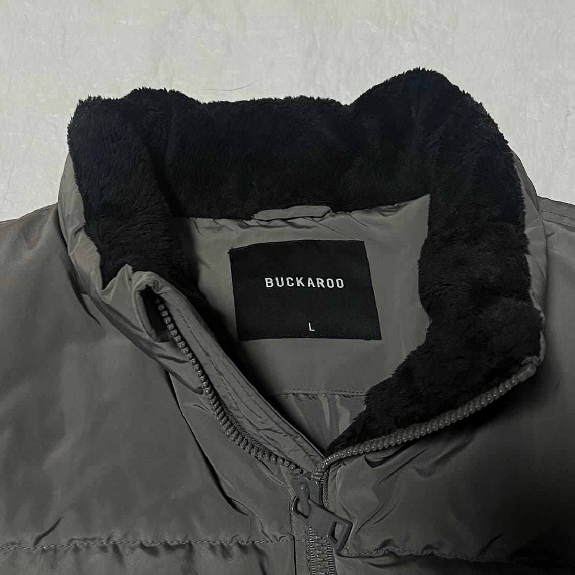 버커루 회색 패딩 L 상품이미지2