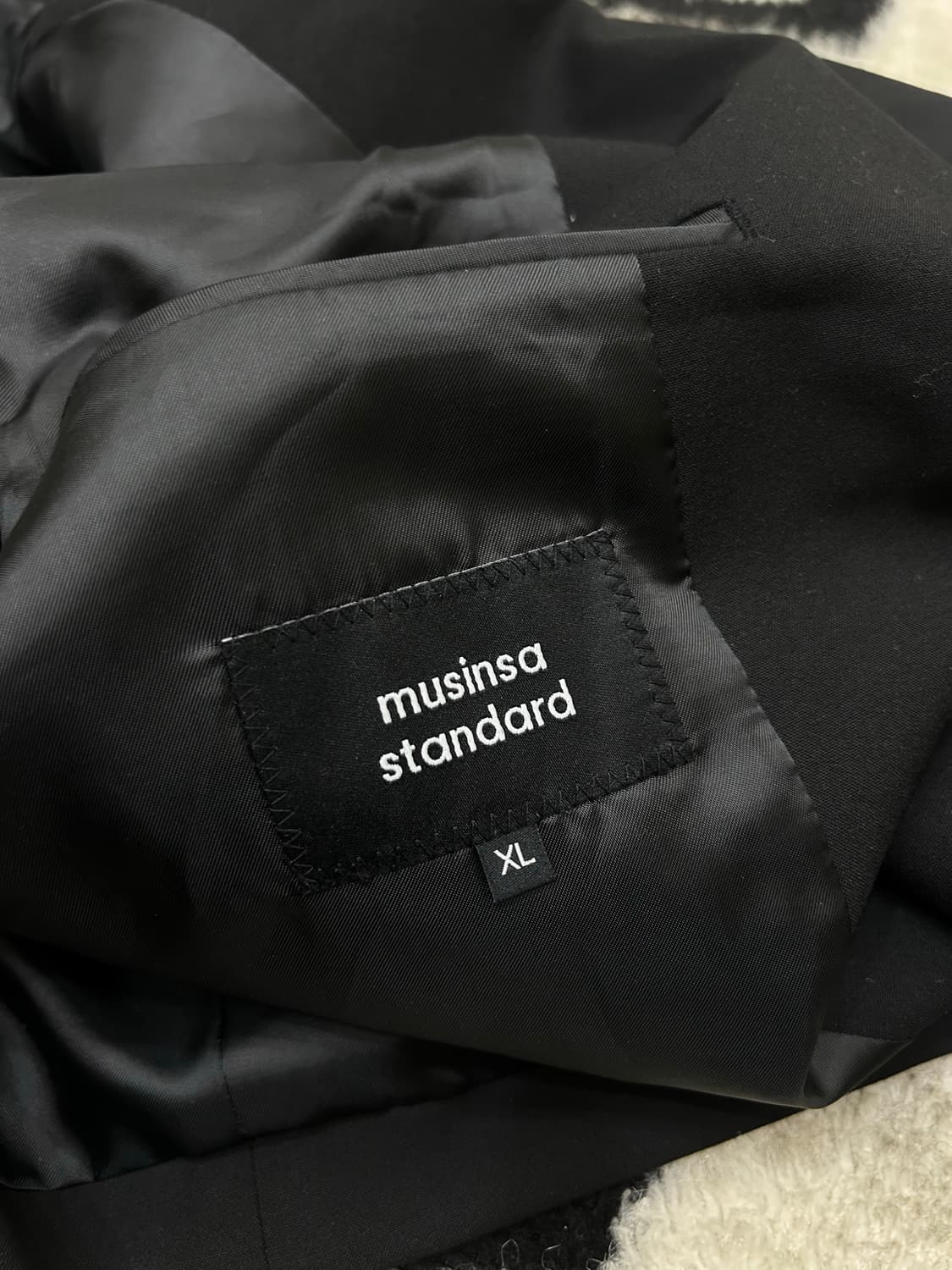 [XL]무신사스탠다드 베이식 블레이저/블랙 상품이미지5