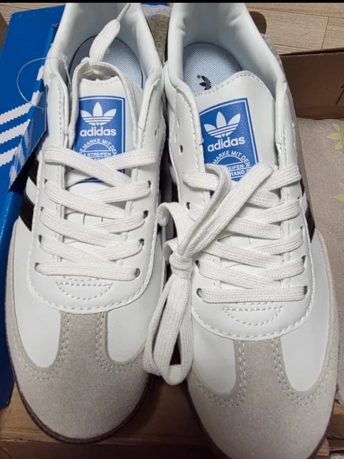 아디다스 삼바 OG 화이트 블랙 스니커즈 상품이미지2