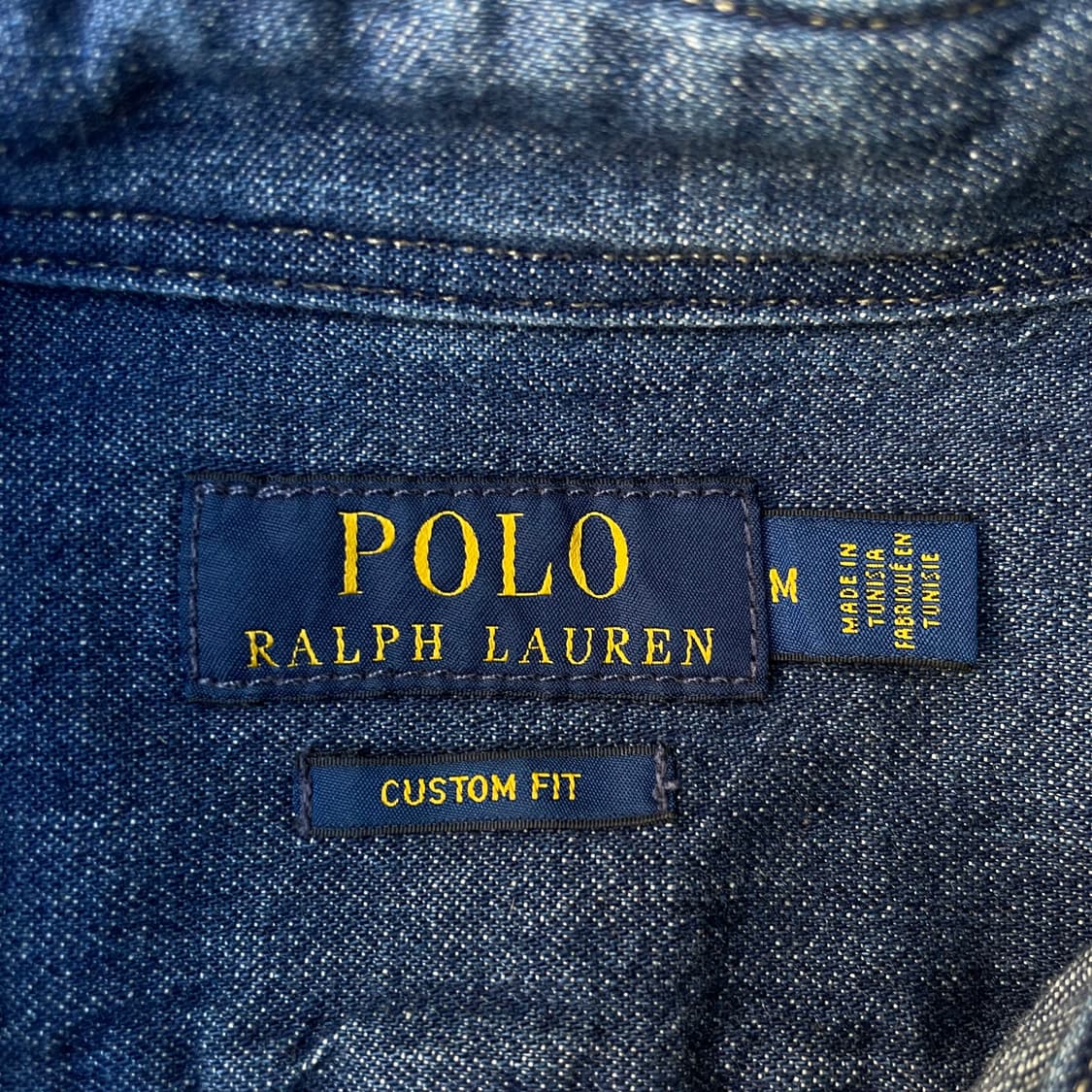 폴로 신형 인디고 데님 셔츠 상품이미지3