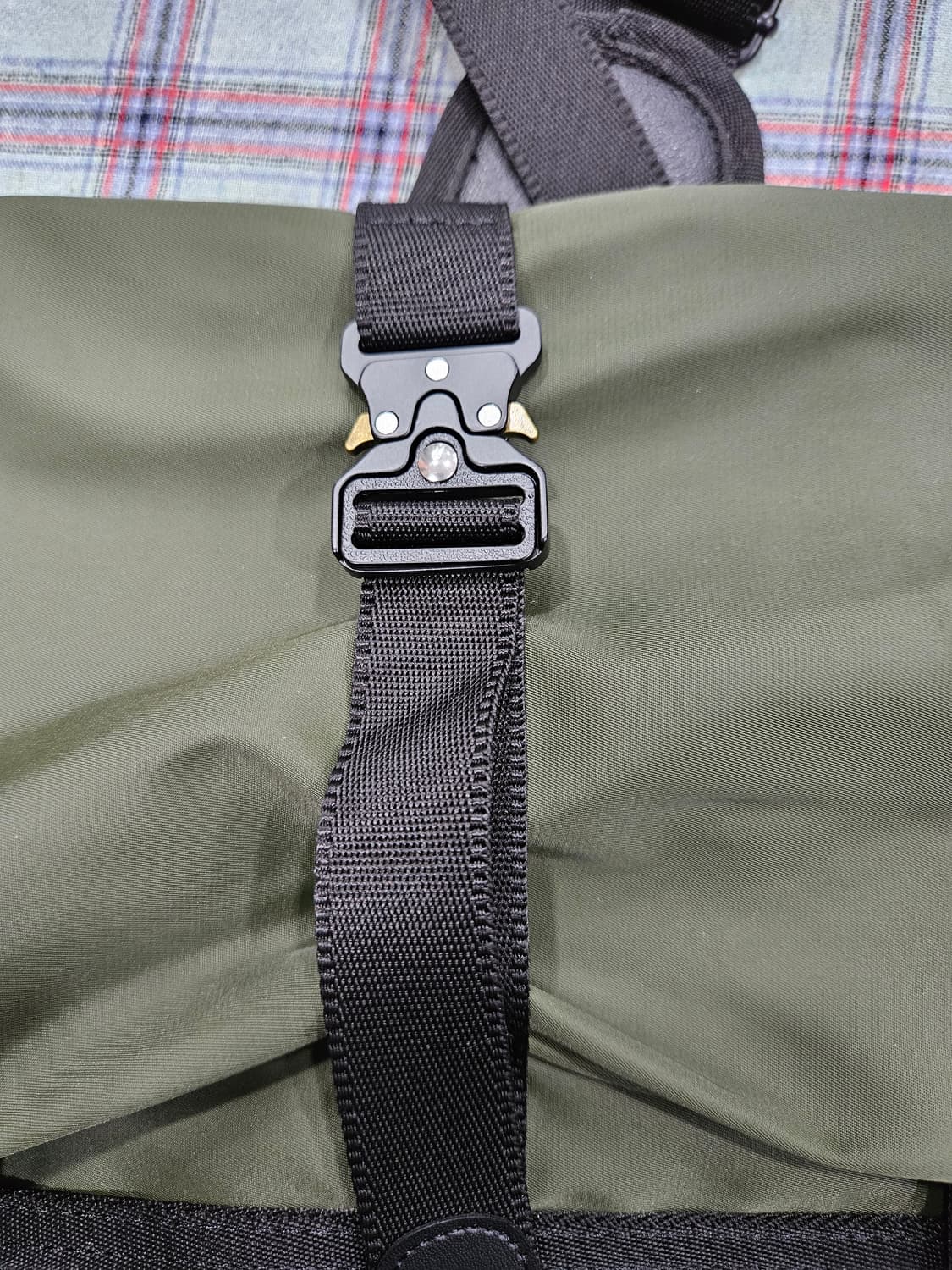 핑(PING) 롤탑 토트백 카키/블랙 상품이미지4