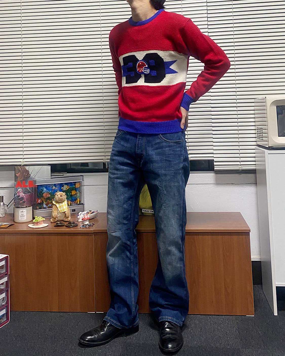 빈티지 레트로 코카콜라 울 니트 스웨터  상품이미지2