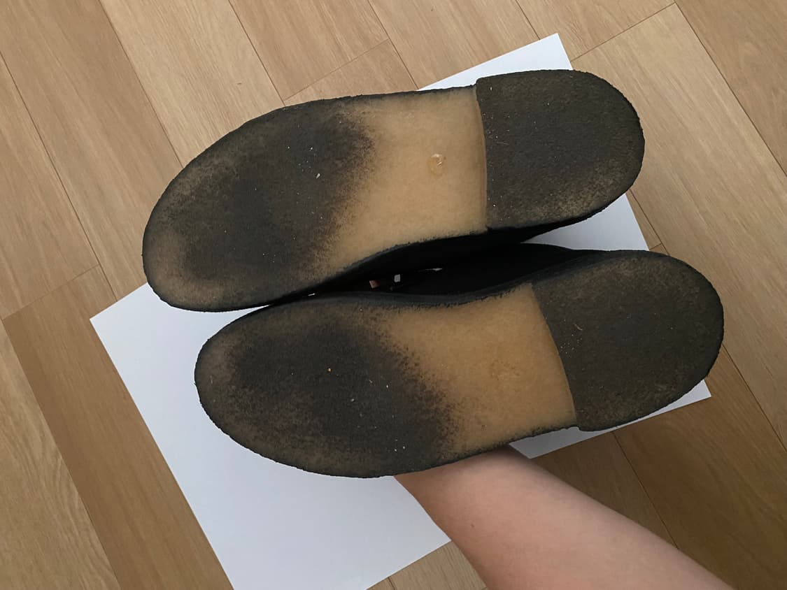 클락스 데저트 부츠 블랙 스웨이드 uk 7.5 상품이미지6