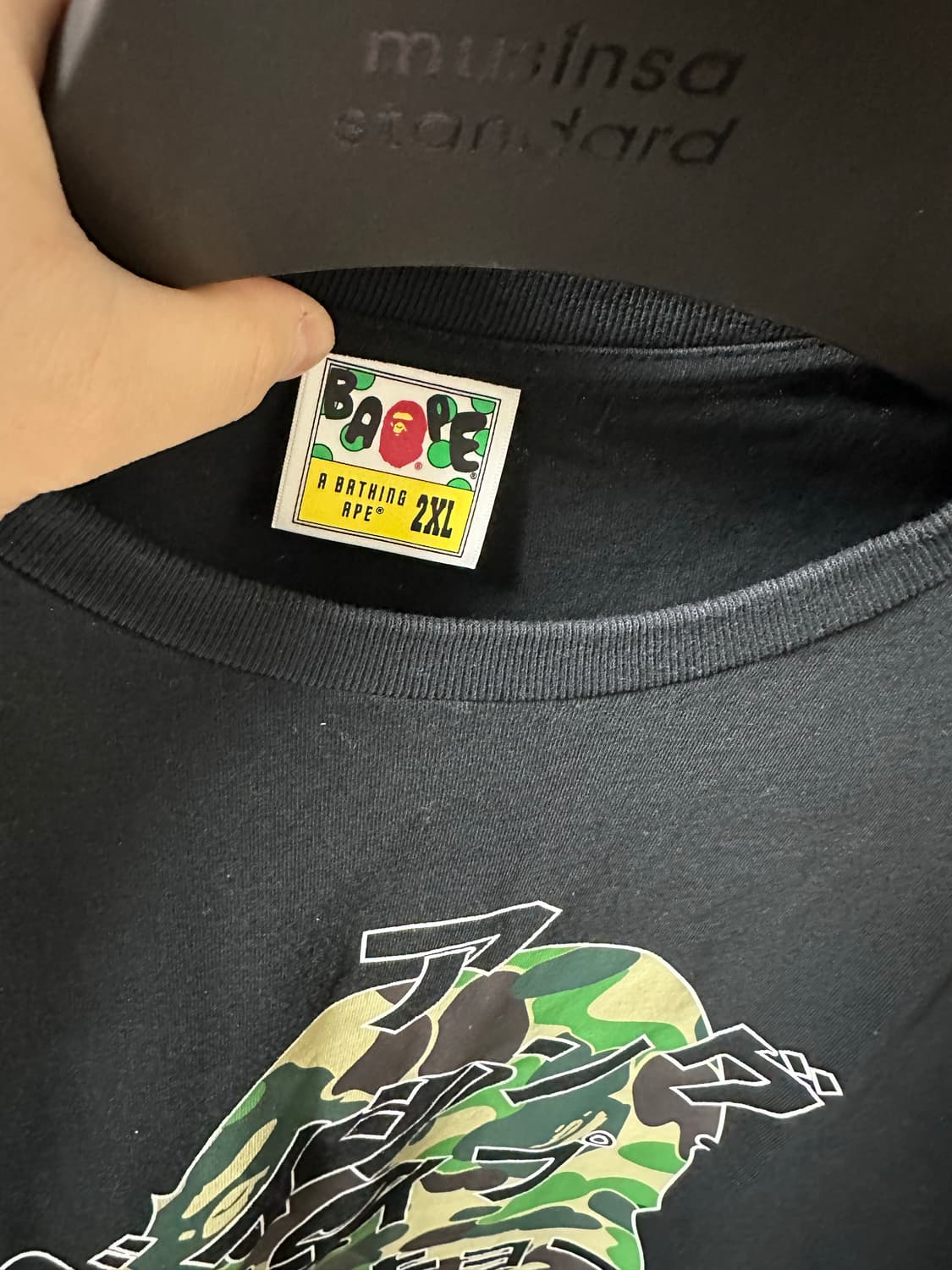 베이프 ABC 카모  롱슬리브 2XL 정리해요~~!! 상품이미지4