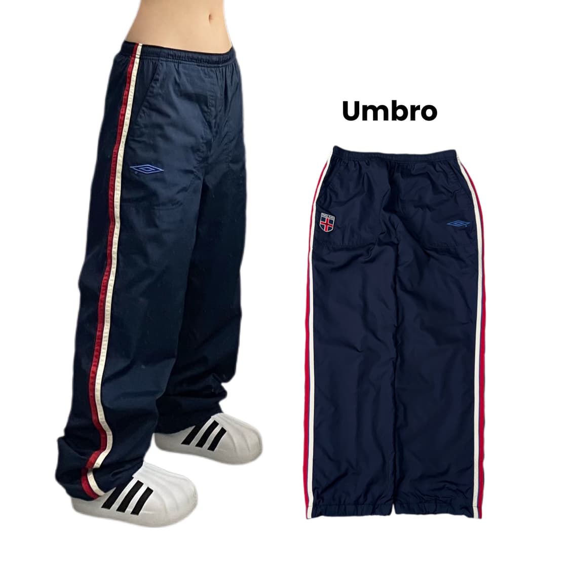 엄브로 잉글랜드 올드스쿨 바람막이 트랙팬츠 상품이미지1