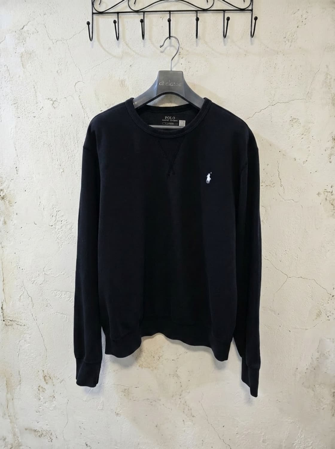 폴로 랄프로렌 남성 맨투맨 블랙 L 상품이미지1