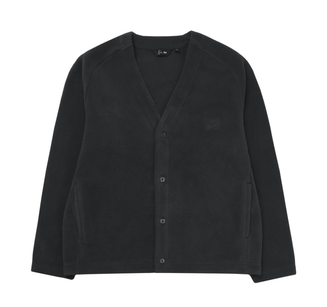 [새상품/당일배송] 유니클로 니들스 후리스 오버사이즈 가디건 그레이 M 상품이미지1