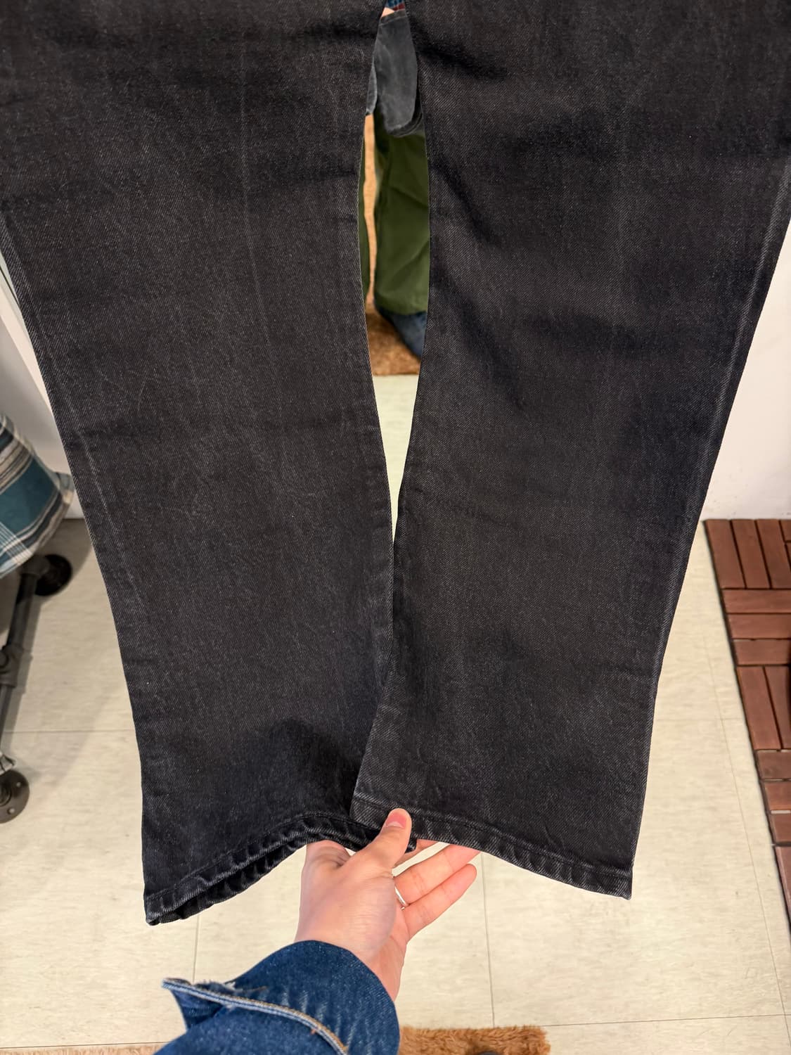 00s Rustler 러슬러 흑청 데님 팬츠 (34inch) 상품이미지7