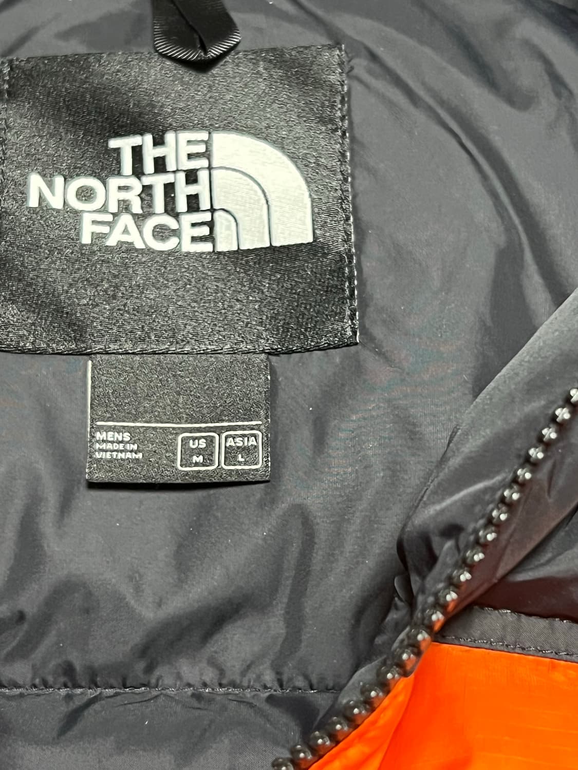 노스페이스 눕시700 오렌지/블랙 L사이즈(아시아) 상품이미지5