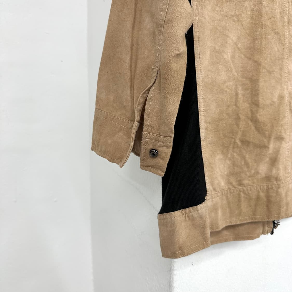 Semantic design beige washed hood jacket 상품이미지6