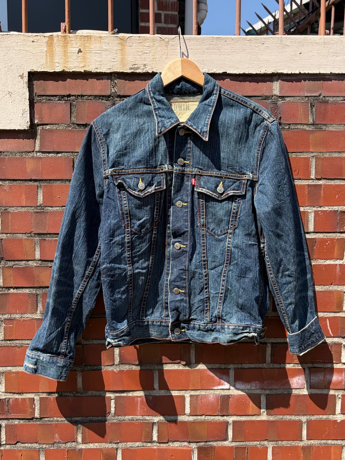 Edwin Washed Denim Jacket 상품이미지1