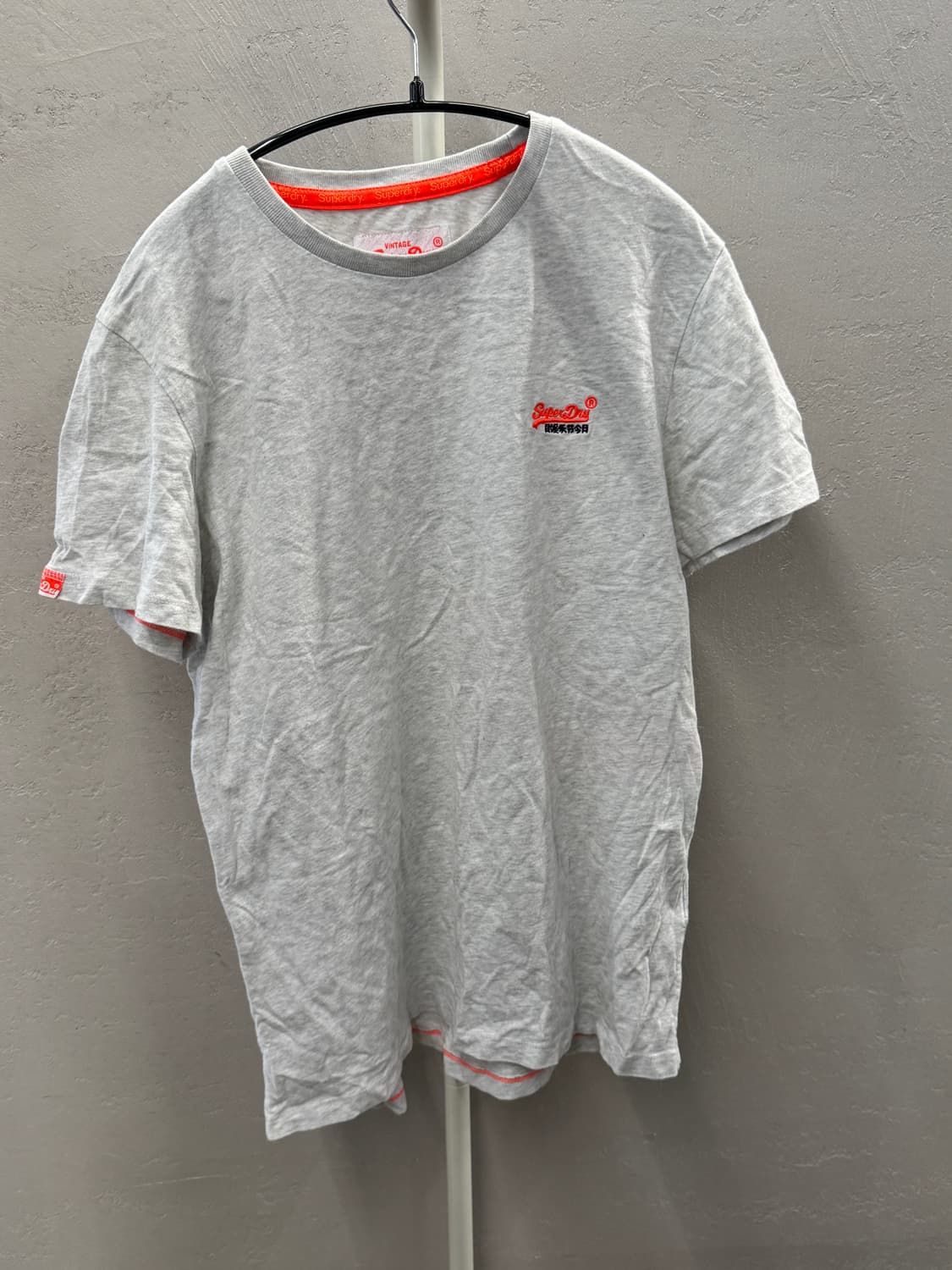 수퍼드라이 그레이 반팔 티셔츠 XL 상품이미지2