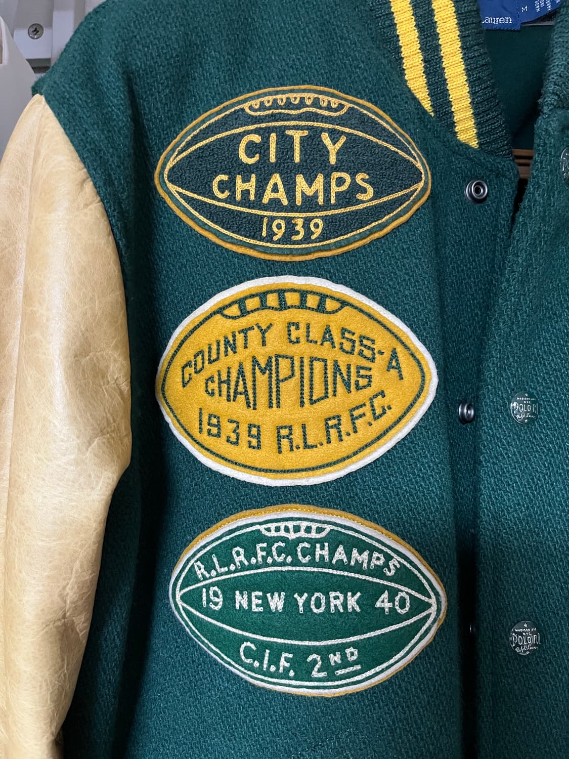 폴로 랄프로렌 래터맨 자켓 (바시티 자켓) 상품이미지3