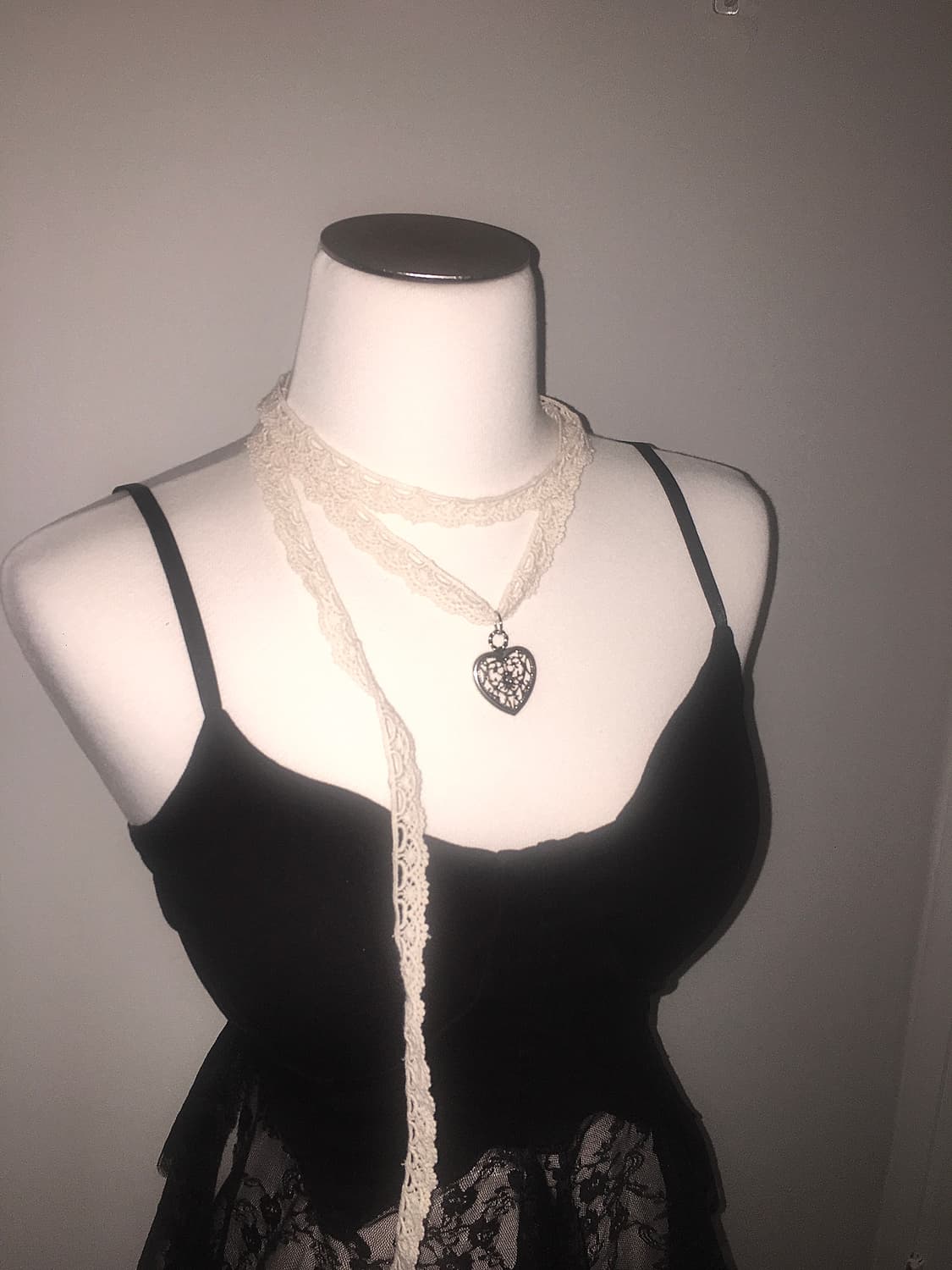 Viburnum shop 하트레이스 목걸이 상품이미지5