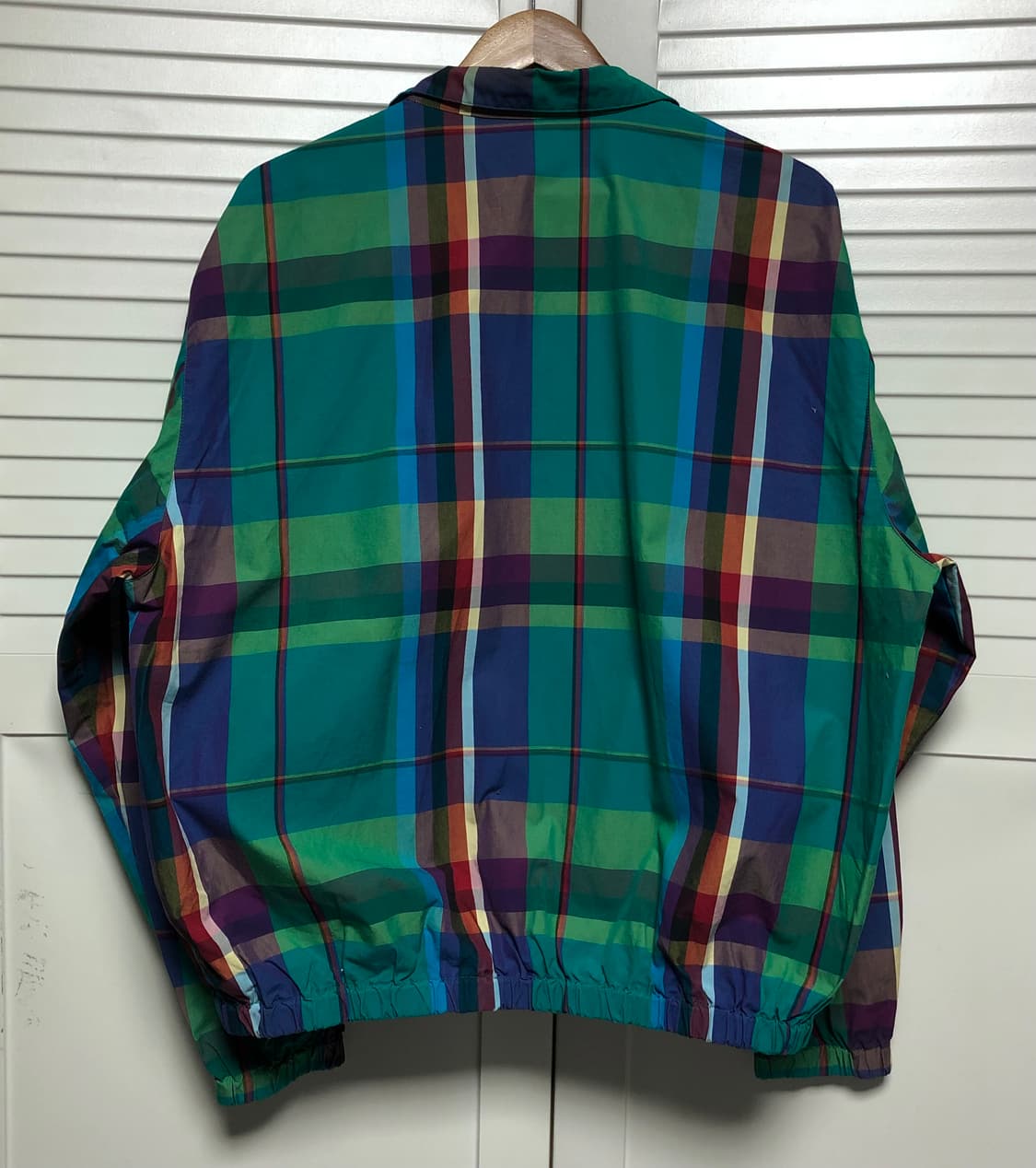 폴로 랄프로렌 스윙톱 멀티체크 자켓 블루종 상품이미지3