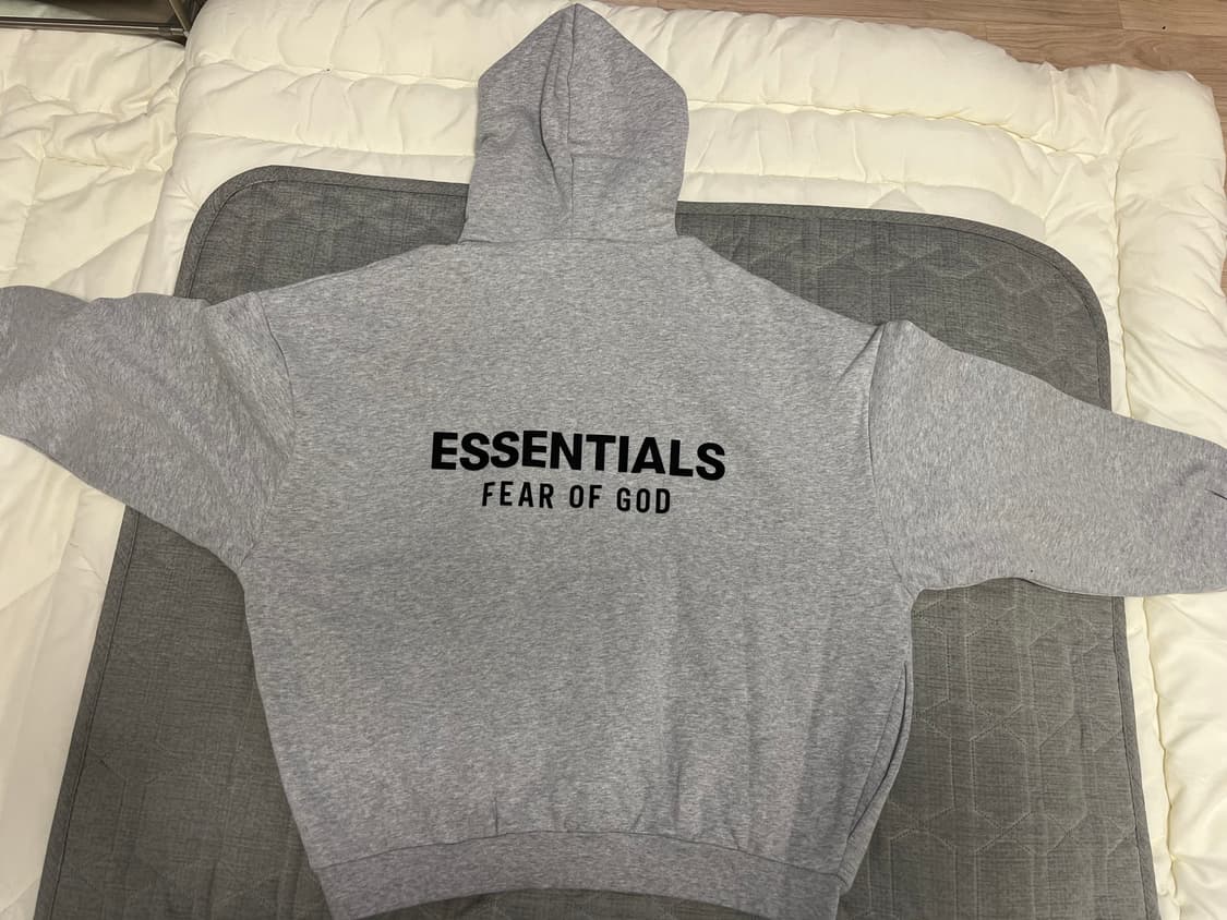 에센셜 피어 오브 갓 후드티 그레이 S 24FW 상품이미지6