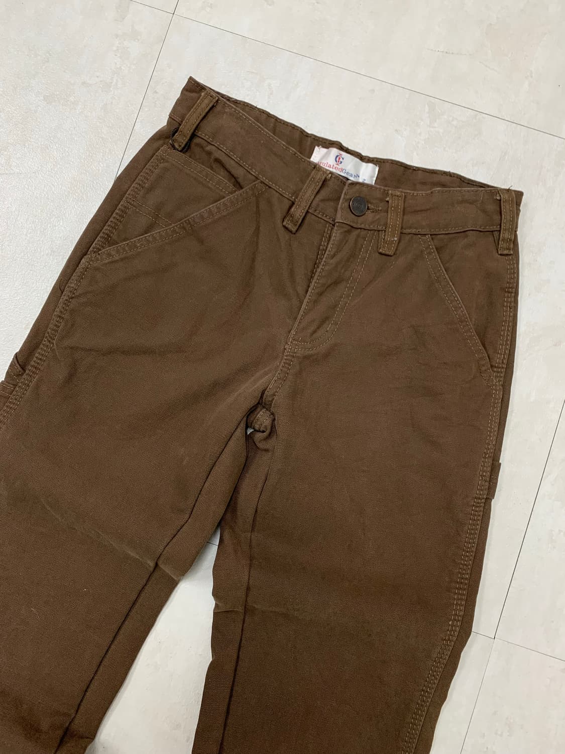 Insulated gear 브라운 스트레이트 팬츠 #104 상품이미지2