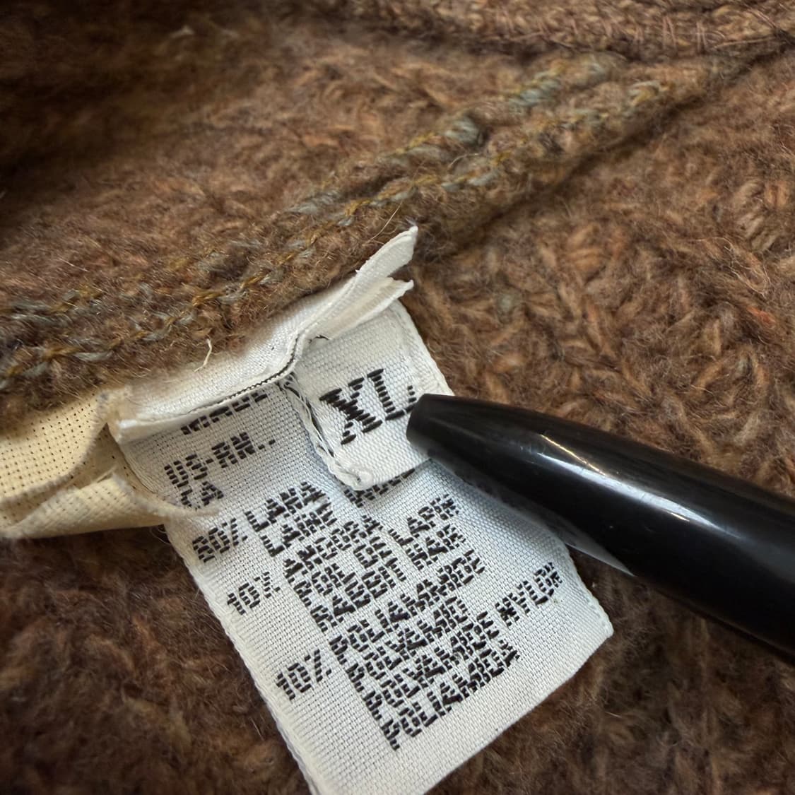 BENETTON made in italy 베네통 울니트 오버핏 니트베스트 상품이미지6