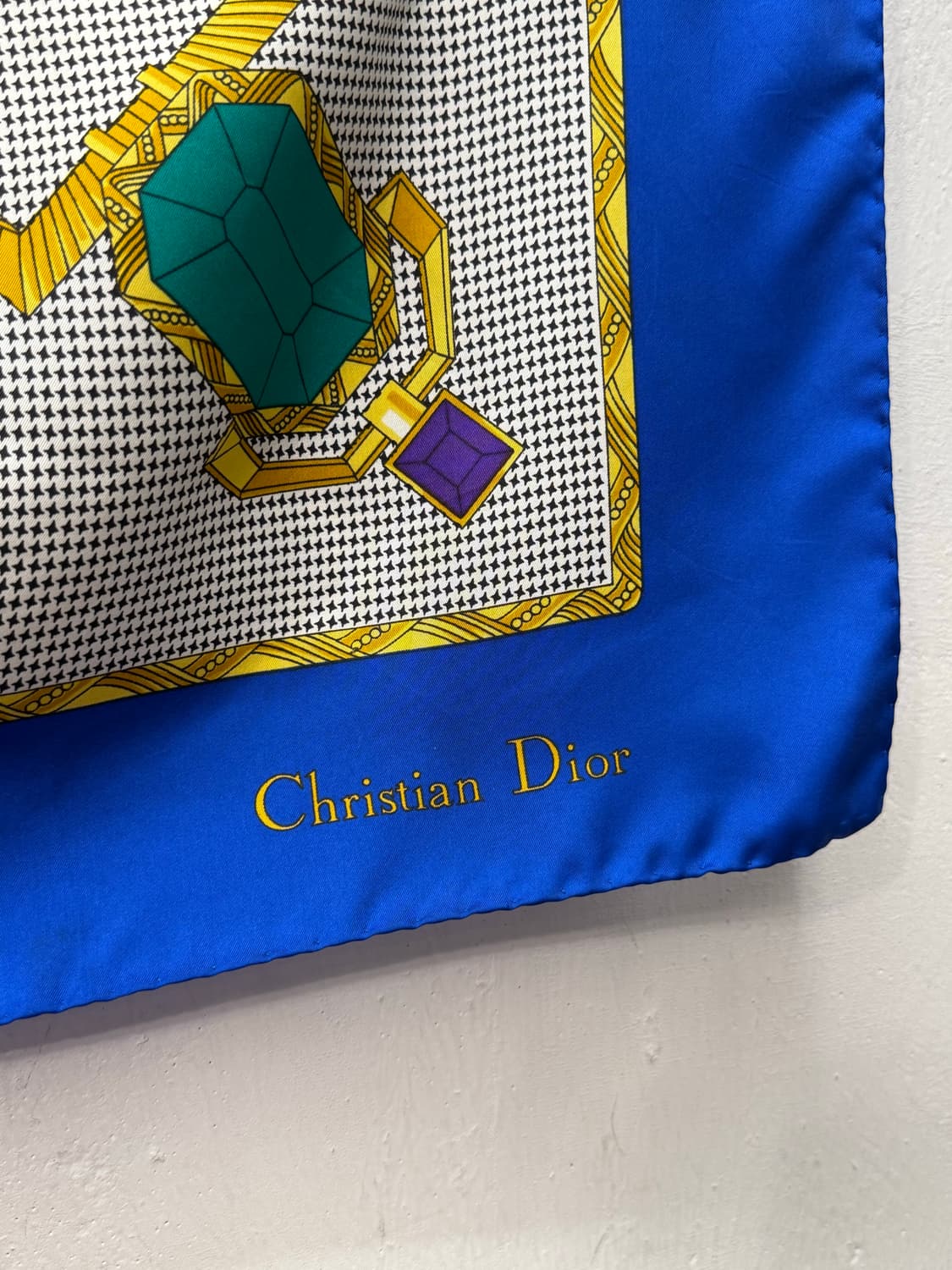 CHRISTIAN DIOR Geometric Jewelry Silk Sc 상품이미지5