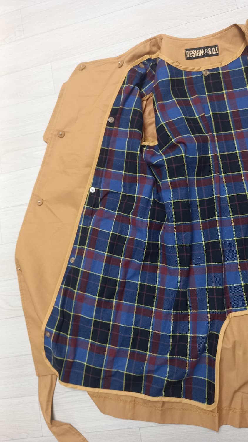 새상품 여성 DESIGN  F S.D.I 노카라  트렌치 코트 상품이미지5