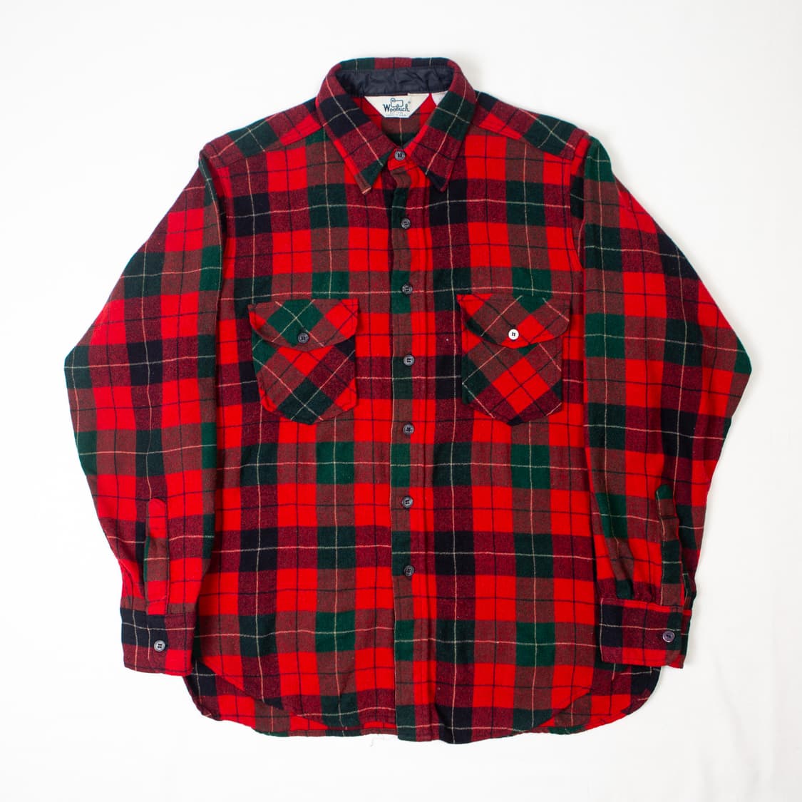 80s 울리치 버팔로 플레이드 울 워크셔츠 상품이미지1