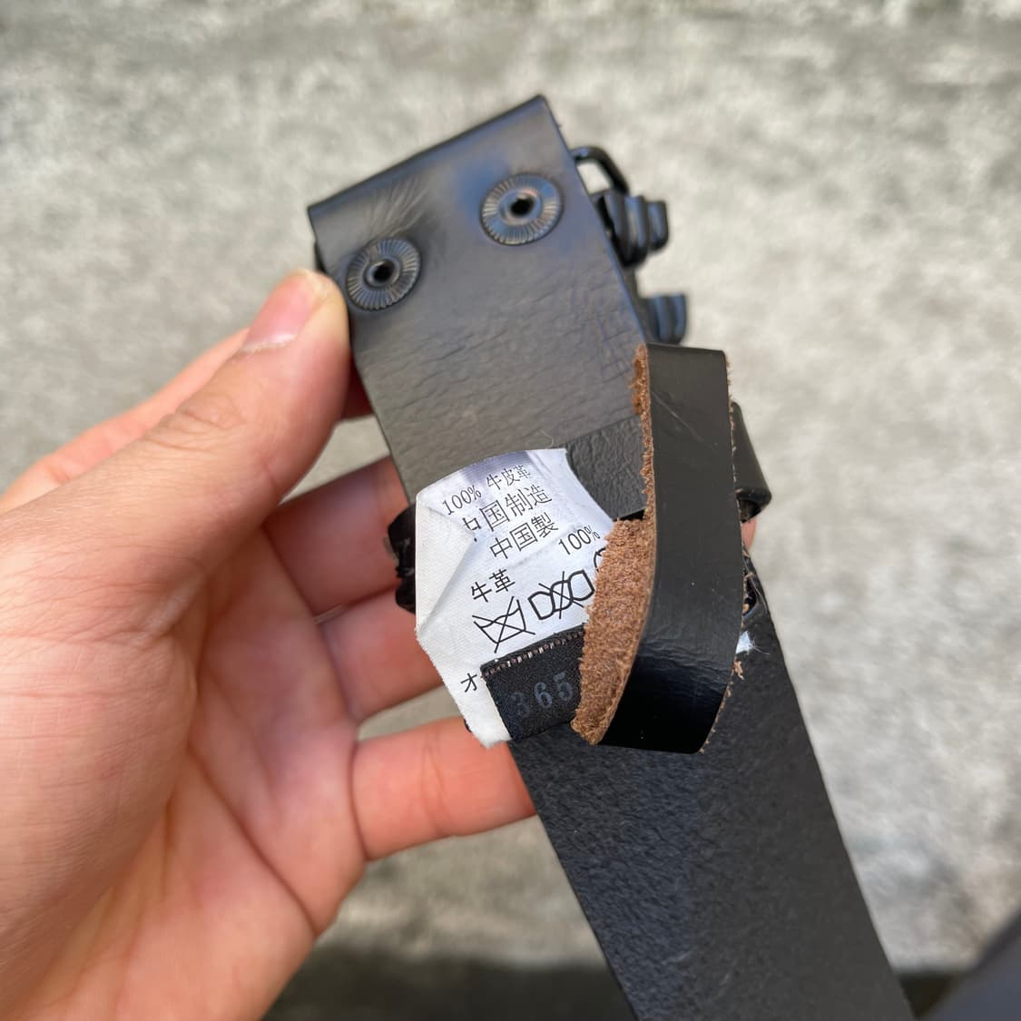 [OS] 00s Oakley 스컬 레더 벨트 상품이미지8